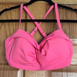 Athleta Vibrant Pink Women's swimsuit top. New, without tags.
